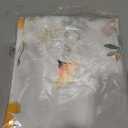 60 Inch Round Tablecloth, Floral Butterfly Waterproof Table Cover