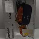 Sunvivi 28 Quart Electric Roaster Oven Turkey Roaster with Lid Electric Roasters with Removable Pan Large Roaster,Visible & Self-basting Lid, Fast Heating & Thaw/warming Setting,Dark Blue