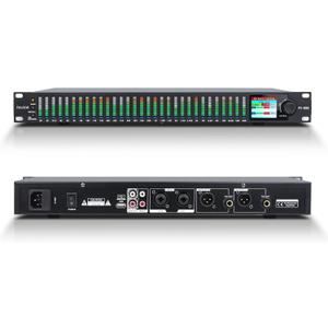 FX-888 Dual Channel Synchronized Control 31-Band Digital Equalizer Stereo Graphic EQ Noise Reduction Each segment with LED Spectrum Display Operation Content Display Large Screen