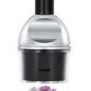 Geedel Food Chopper, Easy to Clean Manual Hand Vegetable Chopper Dicer, Dishwasher Safe Slap Onion Chopper for Veggies Onions Garlic Nuts Salads (Black)