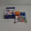 Learning Resources 1-2-3 Build It! Robot Factory, Fine Motor Toy, Robot Building Set for Unisex Children Ages 2+, Green