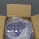 U-QE 100 Pieces Clear Plastic Plates-6 Inch Plastic Dessert Plates Disposable - Washable & Reusable - Premium Hard Clear Plates Fancy Disposable Heavy Duty Plastic Plates for Party,Weddings and Events