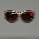 EASY READ Bifocal Reading Sunglasses for WomenFashion Sun Readers UV400 Protection(Magnification 2.50, Brown)