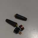 RIVERWELD TIG Welding Cable Panel Connector Plug & Socket Set DKJ35-50 & DKZ35-50 315Amp With Red & Black Color Dinse-Style Quick Fitting 4pcs