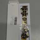 Stylish Metal Band Compatible with Samsung Galaxy Watch 7 Band/FE 6 5 4 40mm 44mm,Galaxy Active 2, 20mm Watch Strap Pretty Chain with Cute Decorative Charms Accessories for Samsung Watch Bands Women