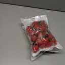 2 x Lusofie 30 Pcs Fake Strawberries Plastic Fake Strawberry 2.36 in Faux Artificial Strawberries for Decor Kitchen Party Decoration Realistic Faux for Photo Prop Home Wedding Photography Decoration