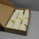 Nimiko Flameless Candles with Remote, Battery Operated Flickering Flameless Candles, LED Candles with Timer 2/4/6/8H, with Realistic LED Candles Set of 9 (D3 x H 3" 4" 5" 6" 7") (Ivory)