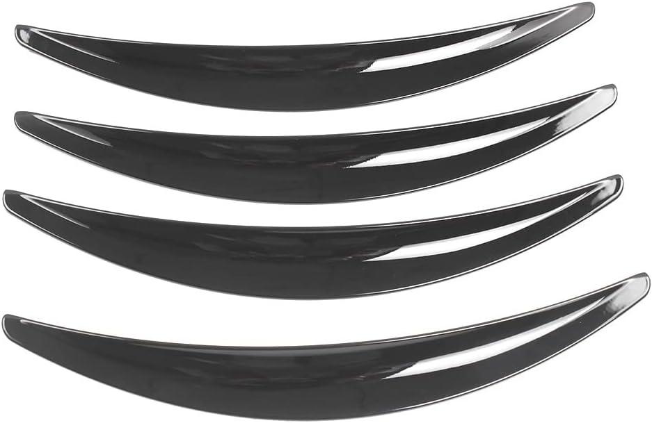 4 PCS/Set Wheel Fender Flares ABS Carbon Fiber Black Gloss Black Mud Flaps Compatible with Tesla Model 3 20172022, Fender Flares Wheel or, Gloss Black
