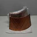 Lanpn Metal Christmas Tree Collar 48 inch, Christmas Tree Ring Collar for Large L 12 ft - 15 ft Xmas Stand Cover Real Artificial Trees Indoor Outdoor Decoration (Bronze, Diamond)