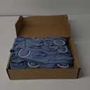 50 Pack Dusty Blue Chair Sashes, Spandex Dusty Blue Chair Sash Bands Bows for Wedding Reception Events Decorations, Dark Blue Chair Ties for Covers