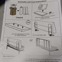 Twin Headboard with 1 Headrest, Memory Foam Upholstered Headboard