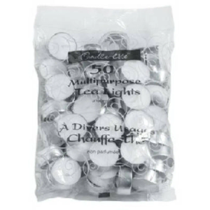 Candle Lite 4231595 Tea Light Candles, Count of 50. - Quantity 6 Pack of 2