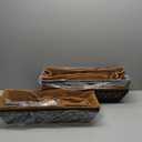 Amazon.com : 2 Pack 24 Inch Window Boxes Planters Railing Planter Box with Adjustable Brackets for Porch Fence Patio Balcony Hanging Flower Baskets with Coco Liners for Outdoor Garden Dcor - Black : Patio, Lawn & Garden