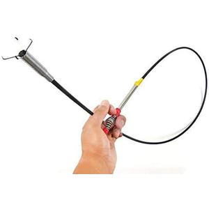 DR.PEN Flexible Grabber Claw Pick Up Reacher Tool (Drain Clog Remove Tool), With 4 Claws Bendable Hose Pickup Reaching Assist Tool for Litter Pick, Home and Kitchen Sink, Drains, Toilet (63 inch)