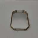 Gold Mirror Tray, Gold Vanity Tray, Perfume Tray for Dresser, Vanity Trays for Bathroom and Home Decor, 14 x 9 x 1.2 inches (Gold Mirror Tray 14 X 9 X 1.2 Inches)