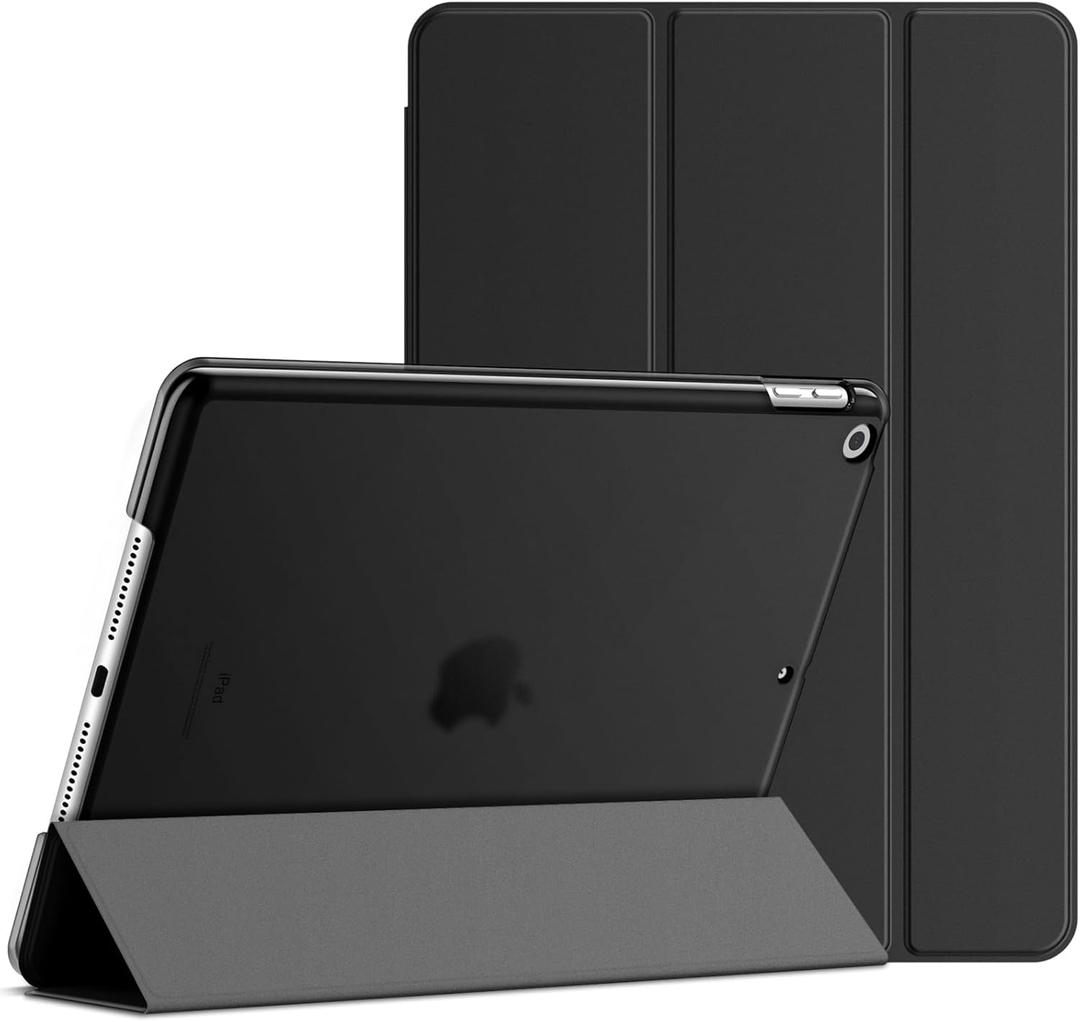 JETech Case for iPad 10.2-Inch (2021/2020/2019 Model, 9/8/7 Generation), Auto Wake/Sleep Cover (Black)