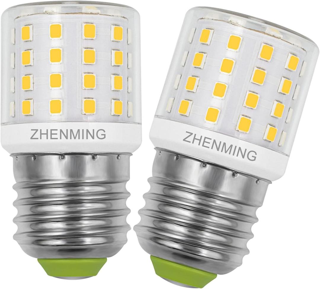 ZHENMING for Frigidaire Light Bulb KEI D34L Refrigerator Bulb KEL 3418L 5304511738 AC 100-265V 3.5W LED Refrigerator Light Bulbs Replacement for Kenmore Electrolux, 5000K Daylight White-2Packs