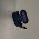 Case for Anker Soundcore AeroClip Open-Ear Earbuds, FJIASTB Soft Silicone Protective Cover with Carabiner, Shockproof (Dark Blue)