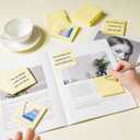 (18 Pack) Sticky Notes 3x3 in Yellow, Strong Adhesive, Clean Removal, Recyclable, Self-Stick Pads, Easy to Post for Home, Office, Notebook