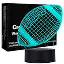 FEBDEY 3D Illusion Night Lamp, USB LED Table Lamp Smart Touch Dimmer Lights 7 Color Changing Decor Lamp, Room Decor, Gifts for Children Boys Girls  