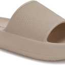 Joomra Pillow Slippers for Women and Men Non Slip Quick Drying Shower Slides Bathroom Sandals | Ultra Cushion | Thick Sole (7.5-8.5 Women/6-7 Men, Khaki)