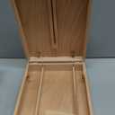 Wooden Art Easel for Painting & Sketching - Tabletop & Table Top Easel with Storage - Adjustable Height & Angle, Foldable - Perfect for Adults, Artists, Students & Beginners