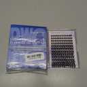 Pawotence Lash Clusters Kit Wispy Lash Extension Kit 10-18mm Cluster Eyelash Extensions Kit Individual Lashes 144pcs Eyelash Clusters with Lash Bond and Seal, Lash Tweezers for Self Use