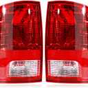 Tail Lights Assembly Compatible with 2009-2018 Dodge Ram 1500 2500 3500, Rear Light Taillights Replacement # 55277415AD 55277414AE