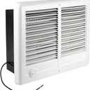 Electric Wall Heater Complete Unit with Thermostat, compatible with CSTC402TW (Part 67527),4000W/3000W 240V/208V Twin Double Fan Forced Wall Heater