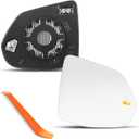 Passenger Side BSD Mirror Compatible with 2019 2020 2021 2022 2023 Cadillac XT4, 2020-2022 Cadillac XT5 XT6 - Blind Spot Indicator, Heated, Right Side Mirrors