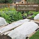 Plant Covers Freeze Protection 10 ft x 30 ft Floating Row Cover 0.9oz/yd Garden Fabric Plant Cover for Winter Frost/Sun Pest Protection (10FT X 30FT)