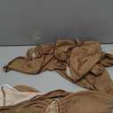 GORGLITTER Women's Strapless Bandeau Swimsuits High Waisted Cheeky Metal Bikini Sets with Bathing Suit Cover Up Skirts, Large