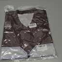 Oversized Tshirts for Men Women Graphic Tees Y2k Tops Jersey Shirts V Neck Short Sleeve Summer Fashion Clothes (Brown, M)