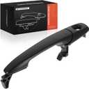 A-Premium Front Left Driver Side Exterior Door Handle with Keyhole Compatible with Ford Fusion 2006-2012 & Lincoln MKZ 2007-2012, Zephyr 2006 & Mercury Milan 2006-2011, Smooth Black