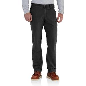 Carhartt Men's 102291 Rugged Flex Rigby Relaxed Fit Pant (46W x 32L Big Tall, Black)