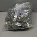 6FT Snow Cedar Pine Garland,Prelit Christmas Garland with Timer,Realistic Garlands Battery Operated for Winter Holiday Outdoor Staircase Decorations 20LED. 2 ps