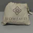 Bioweaves 100% Organic Washed Cotton Percale Weave Pillow Cases Standard Size GOTS Certified Queen Pillow Covers, Envelope Closure  Set of 2, F Dew