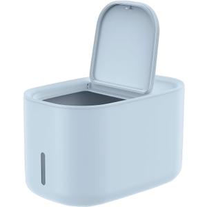 Zuutii Rice Storage Container 11lbs,Food Container, Dry Food Storage, 7.2lbs Pet Food Dispenser, Large Storage Bin with Lid,Silicone Ring & Moisture Proof (Light Blue)