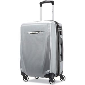 Samsonite Winfield 3 DLX Hardside Expandable Luggage with Spinners, Silver, Carry-On 20-Inch