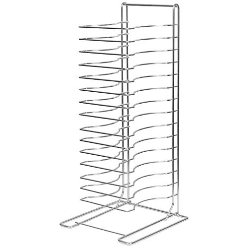 15-Slot Aluminum Plate Rack