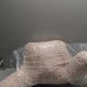 Blissful Diary Reading Pillow, Backrest Pillow with Shredded Memory Foam for Adult & Children, Designed for Bed and Couch Sitting Up, Includes Arms, Pockets and Washable Cover, Pale Pink