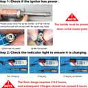 OGRC Nitro Glow Plug Igniter Starter Tools with Battery Charger for HSP Redcat and 1/8 1/10 Nitro Engine RC Car Buggy Truck Model