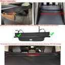 kaungka Protective Cargo Cover Compatible for 2023 2024 Honda CRV (Include Hybrid) Durable Black Rear Trunk Shield Retractable(Updated Version:There is No Gap Between The Back Seats and The Cover)