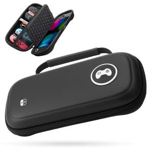 Zerika Carrying Case for Nintendo Switch 2, Upgraded Honeycomb Shock-absorbing Design, Hard Travel Bag Cover for Nintendo Switch 2 Console & Accessories, 10 Game Cards Slots Storage (Black)