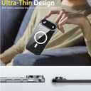 7 x Anti-Yellowing Magnetic for iPhone Air Case with 1 Screen Protector [Mil-Grade Drop Protection] [Compatible with Magsafe] Shockproof Slim Transparent Protective Phone Case, Clear