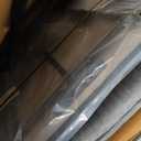 Amazon Basics Portable Foldable TV Tray Table with Storage Rack, Space-Saving Design, 15" x 19" x 26", Black, 4-Pack