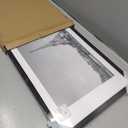 upsimples 12x24 Picture Frame, Display Pictures 10x20 with Mat or 12 x 24 Without, Wall Hanging Poster Frames, Black, 1 Pack