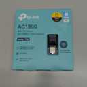 TP-Link AC1300 USB WiFi Adapter(Archer T3U)- 2.4G/5G Dual Band Wireless Network Adapter for PC Desktop, MU-MIMO WiFi Dongle, USB 3.0, Supports Windows 11, 10, 8.1, 8, 7, XP/Mac OS X 10.9-10.14