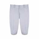 Men's Classic Knicker Baseball Pants for Men, Adult Knee-High Length Style for Relaxed Fit, Durable, Comfortable and Breathable in Grey X-Large