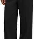 Mens Casual Dress Pants Old Money Pleated Baggy Wide Leg Slacks Vintage Stylish Relaxed Fit Work Trousers S